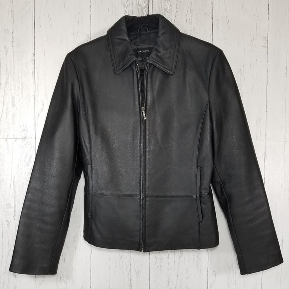 Colebrook Jackets & Blazers - 🌎Colebrook Black Leather Jacket Women's Med